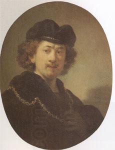REMBRANDT Harmenszoon van Rijn Self Portrait with a Gold Chain (mk05)
